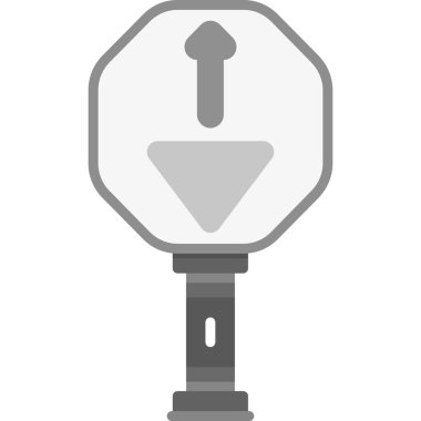 Trafik lambası. Basit illüstrasyon