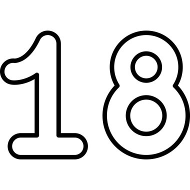 Siyah ve beyaz olarak 1 numara