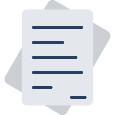 belge dosya simgesi ana hat biçiminde