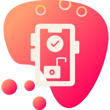 akıllı telefon simgesi, vektör çizim