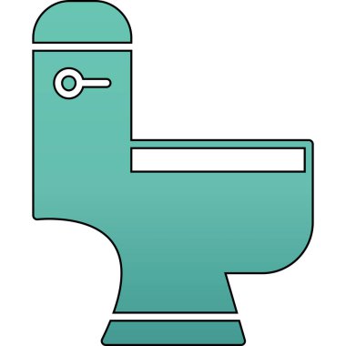 tuvalet simgesi rengi çizimi