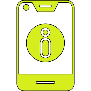 akıllı telefon simgesi vektör illüstrasyonu