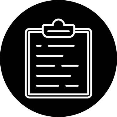 Belge simgesinin vektör illüstrasyonu