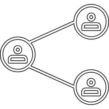 ağ bağlantısı vektör illüstrasyonu