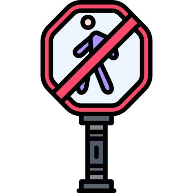 trafik sinyali modern simge, vektör illüstrasyonu