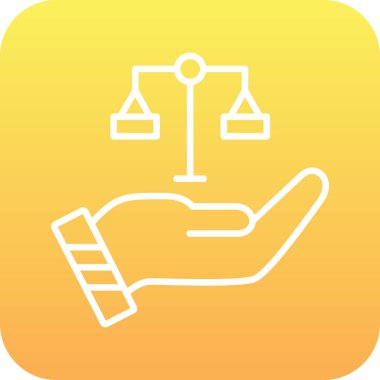 Adalet Çekici vektör illüstrasyonu