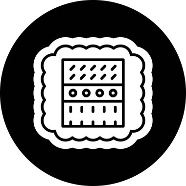 Modern b 'nin vektör illüstrasyonu eksik simgesi