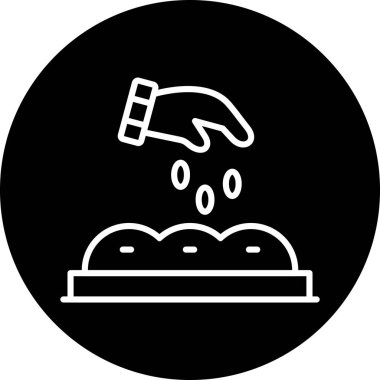 Gıda simgesinin vektör illüstrasyonu