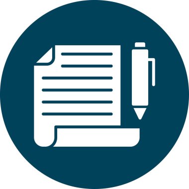 Dosya simgesinin vektör illüstrasyonu