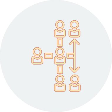 Bir grup insanın vektör illüstrasyonuName