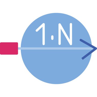 Bir termometrenin bir simgesinin vektör çizimi