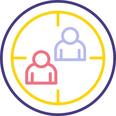 seo modern simgesinin vektör illüstrasyonu