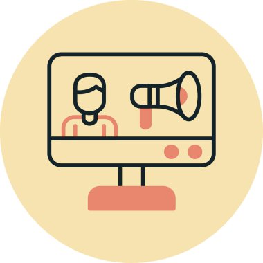 seo modern simgesinin vektör illüstrasyonu