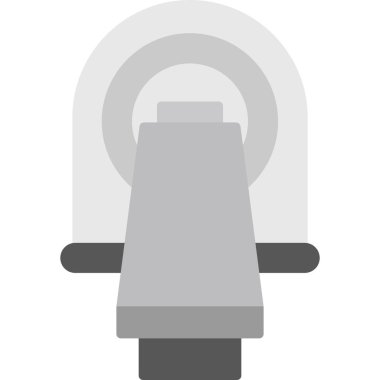 Ampul vektör simgesi. Düz vektör simgesi beyaz arkaplan ışığı elektriğinde izole edildi.