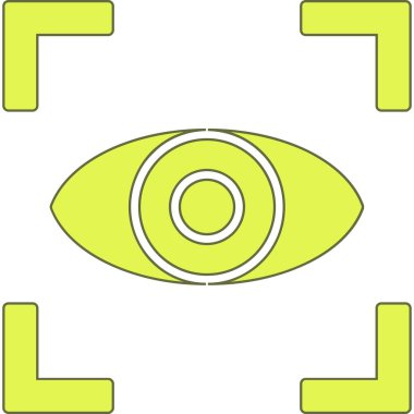 kamera simgesi vektör illüstrasyonu