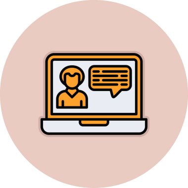 Seo simgesinin vektör illüstrasyonu