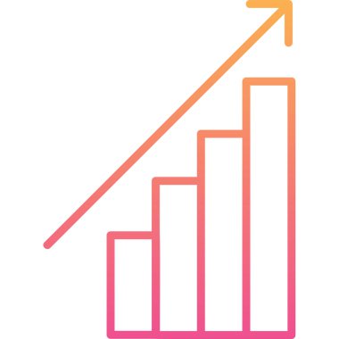 grafik ikonu vektör illüstrasyonu