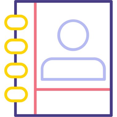 Modern bir simgenin vektör illüstrasyonu