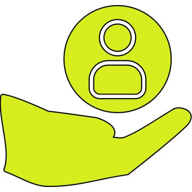 Çizgi film karakterinin vektör çizimi