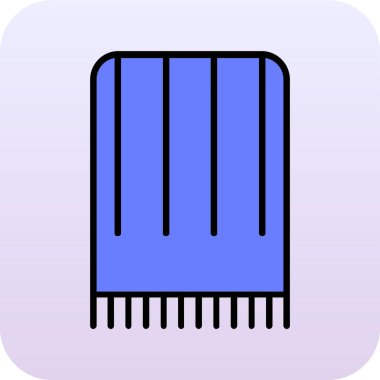 tarak simgesi, vektör illüstrasyonu basit tasarım