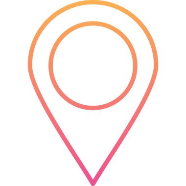 İğne. Web simgesi basit illüstrasyon