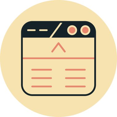 Web tasarım vektörü simgesi