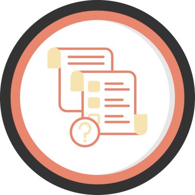 Belgenin vektör illüstrasyonu