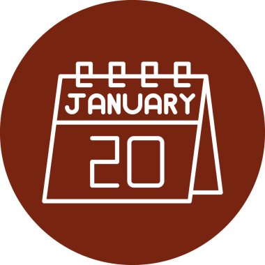 Takvim simgesi. vektör biçimi