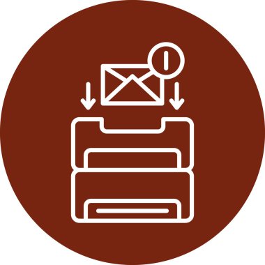 vektör posta simgesi illüstrasyonu