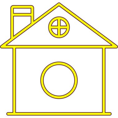 ev simgesi vektör illüstrasyonu