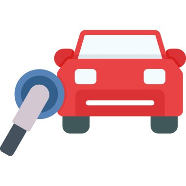 araba tamir servisi simgesi düz stil