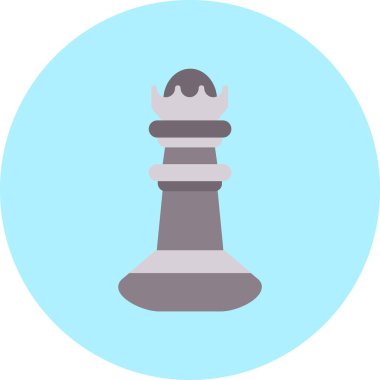 Piyon. Web simgesi basit illüstrasyon