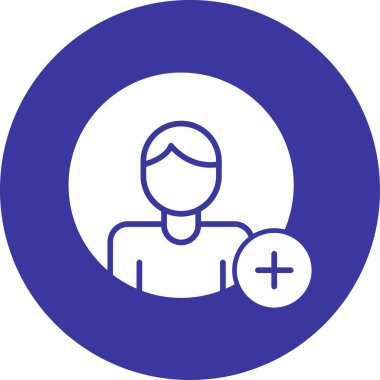 İnsan simgesinin vektör illüstrasyonu