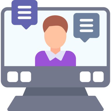 çevrimiçi web renk vektörü simgesi