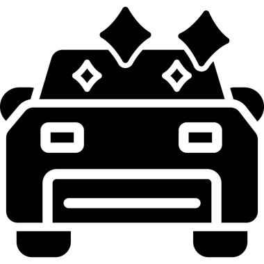 Araba yıkama. Basit tasarım.