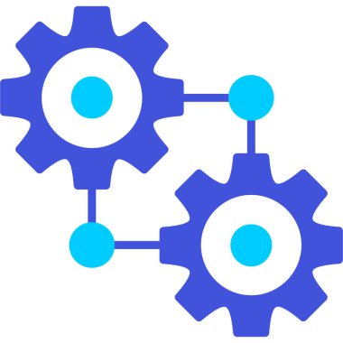 Gears'ı web simgesi, vektör çizim