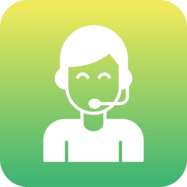 Operatör düz vektör simgesi