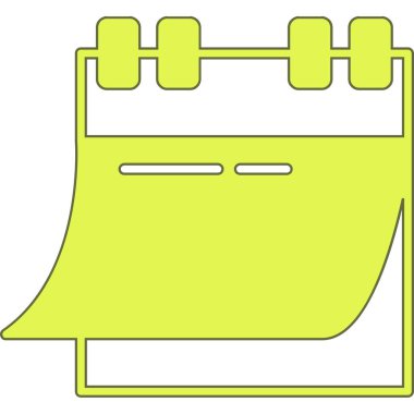Takvim simgesi vektör illüstrasyonu