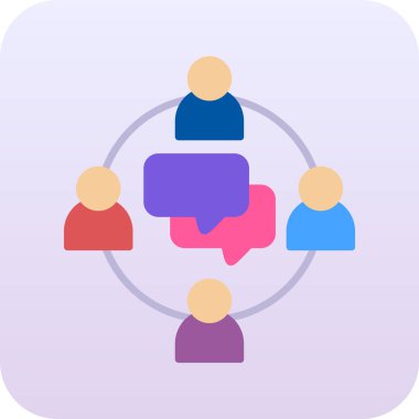 Bir grup insan bir daire içinde