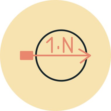 pusula simgesi. vektör illüstrasyonu