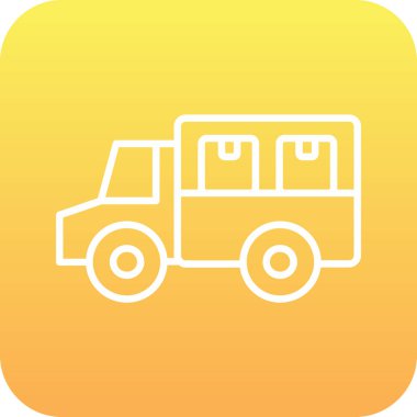 kamyon simgesi çizimi