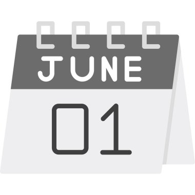 Tek bir günlük takvimde 10 Haziran tarihi