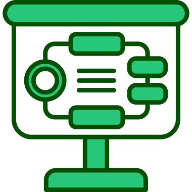 seo modern simgesinin vektör illüstrasyonu