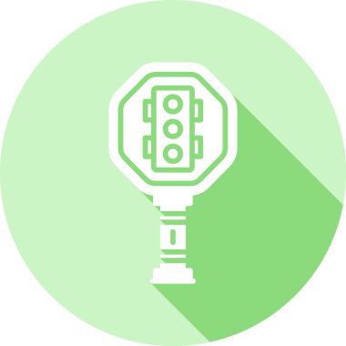 ampul simgesi vektör illüstrasyonu