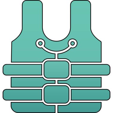 Bir karikatürün vektör çizimi ve beyaz arkaplan ile yeşil ve mavi arkaplan