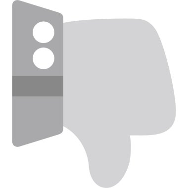 Beyaz arkaplanda bir konuşma balonu, vektör, illüstrasyon tutuyordu..