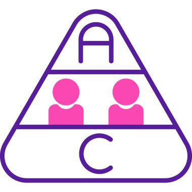 İnsan simgesinin vektör illüstrasyonu