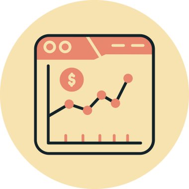 İş grafiği vektör illüstrasyonu