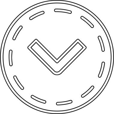 Saat simgesi, vektör illüstrasyonu