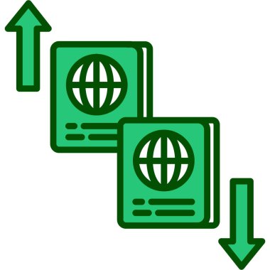 Değiş tokuş Web simgesi basit illüstrasyon